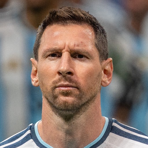 Lionel Messi face