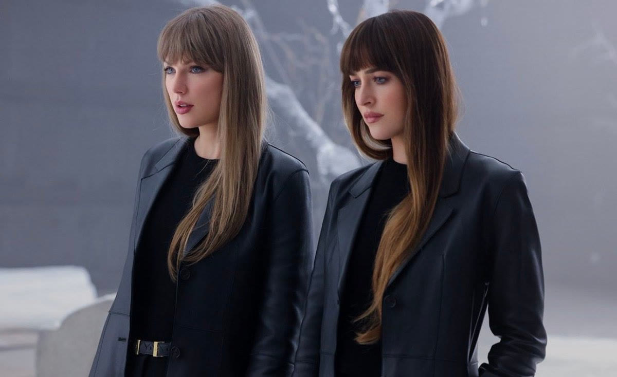 Taylor Swift & Dakota Johnson Patient Zero blank meme template