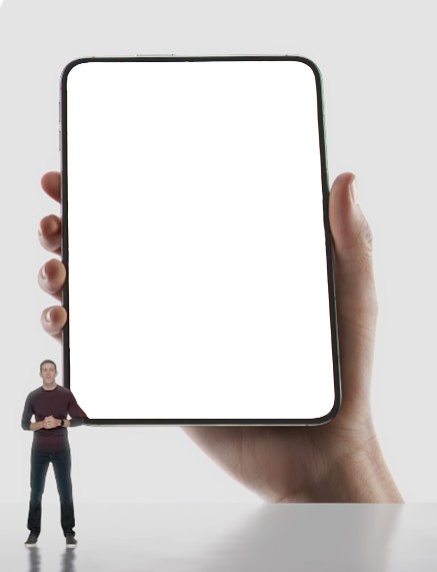 John Ternus Presenting iPhone Duo blank meme template