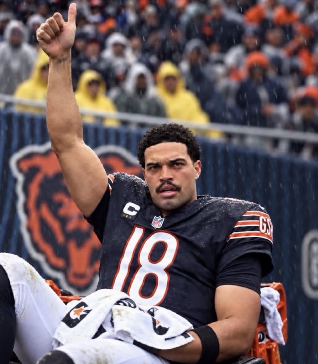 Caleb Williams Injury blank meme template