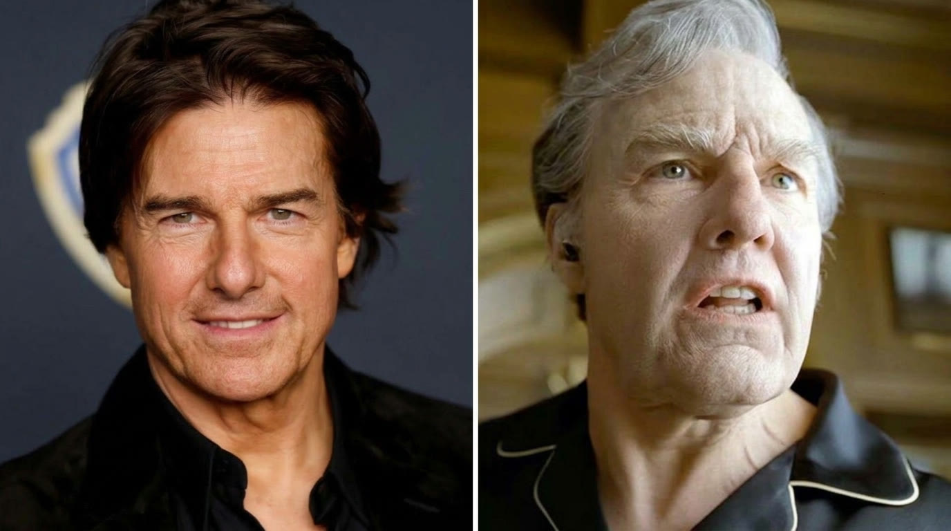 Tom Cruise Digger Old Age Makeup blank meme template